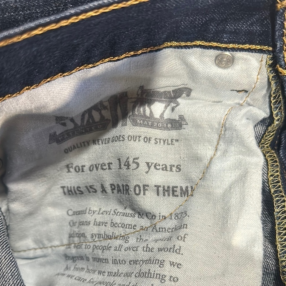 Levi’s Strauss & Co 514 Classic Blue Denim Jeans with pockets and zipper front - Picture 10 of 10